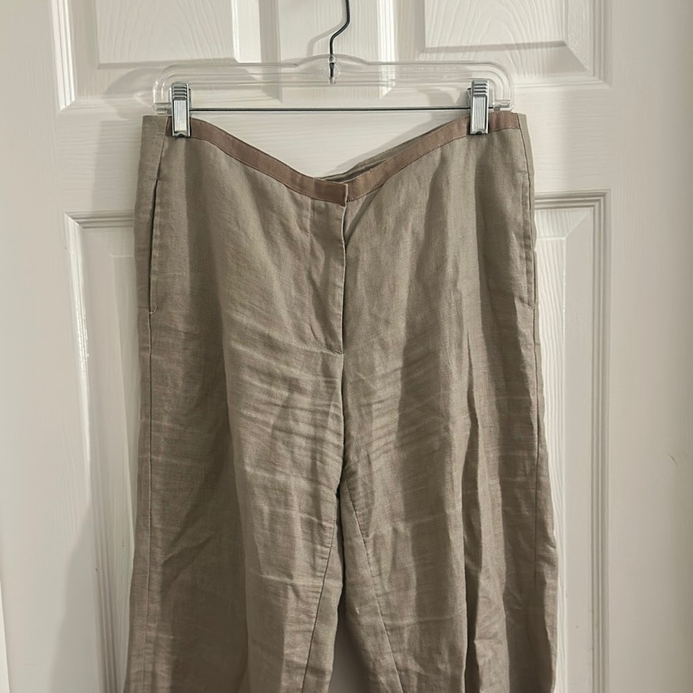 Tory Burch Tan lien baggie summer Pants